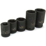 Carlyle Tools - 5 Piece 3/4 Drive Metric Wheel Service Impact Socket Set - 61-0406